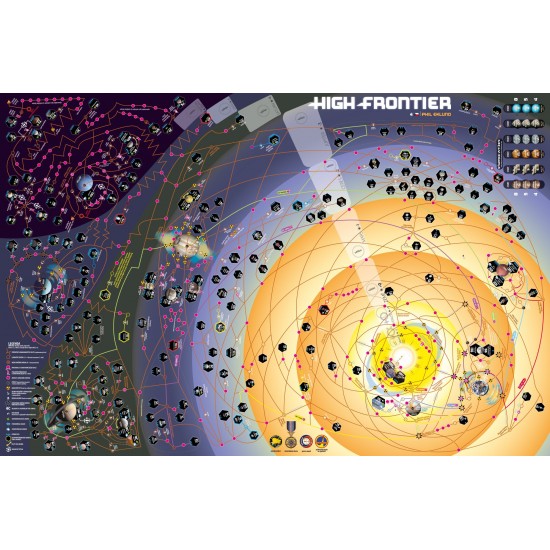 High Frontier - neoprenová mapa